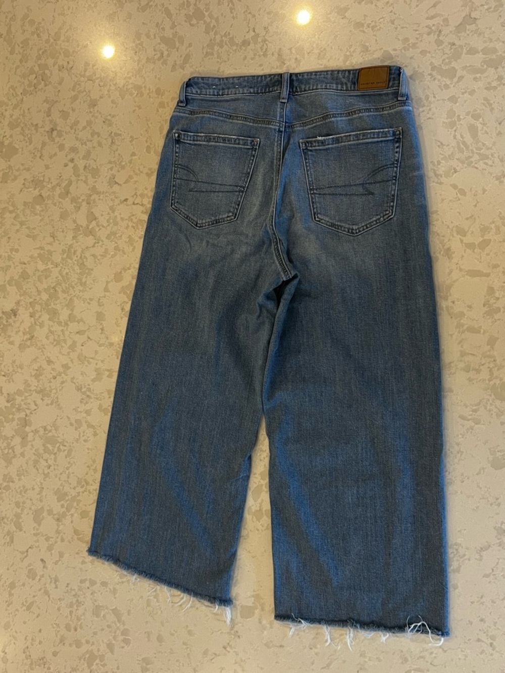 American Eagle Outfitters Women's Baggy Wide Leg Jeans - Picture 2 of 5
